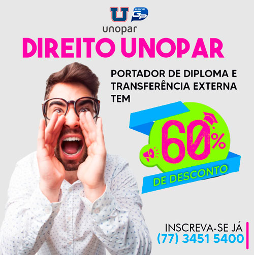 Unopar de Brumado lança desconto imperdível para o curso de Direito!