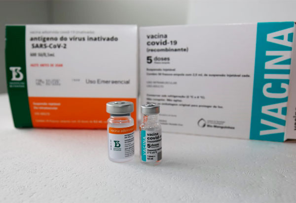 Produção de vacinas contra Covid no Brasil fica suspensa por falta de insumo