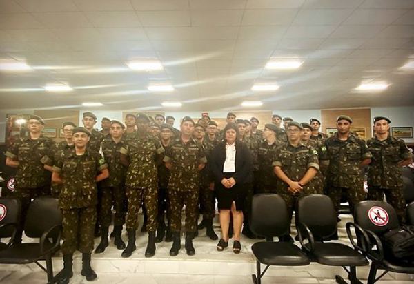 Brumado: Legislativo recebeu visita de integrantes do Tiro de Guerra