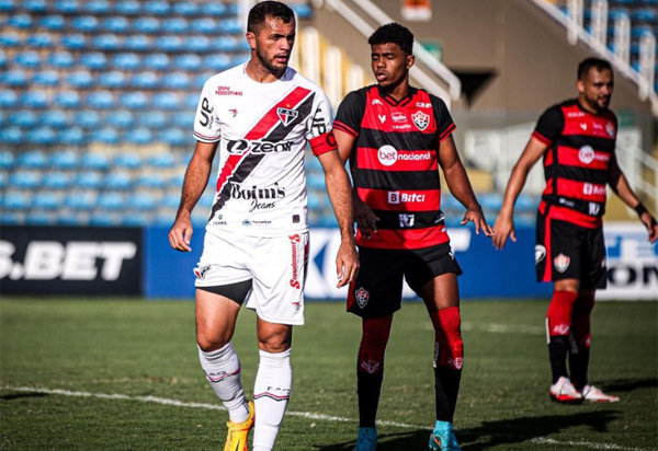 Vitória tem sequência de vitórias interrompida em Fortaleza