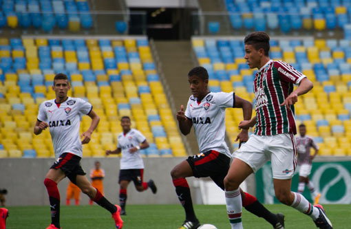 Brasileiro Sub 20: Vitória joga bem, empata com Flu e leva vantagem para jogo da volta