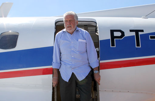 Brumado: Mau tempo obriga avião que transportava governador a pousar no aeroporto Sócrates Mariane Bittencourt