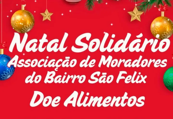 Brumado: Moradores do São Félix iniciam campanha para arrecadar alimentos até 17 de dezembro