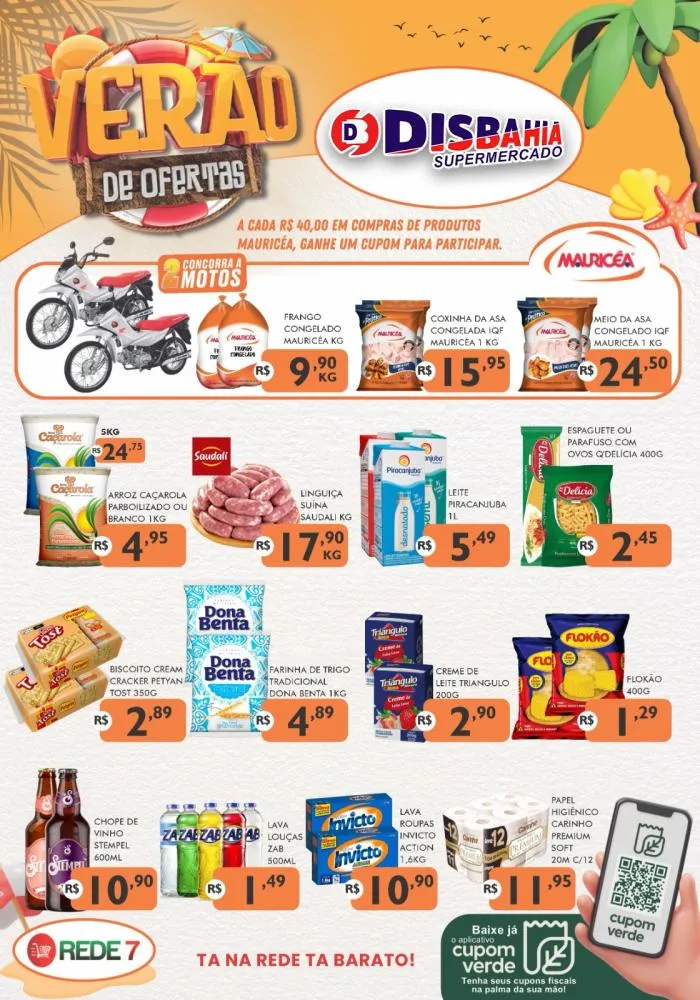 Verão de ofertas Disbahia Supermercado