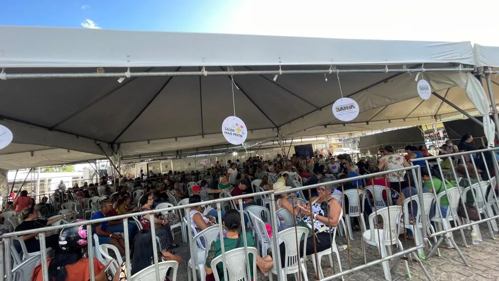 Feira de Saúde Mais Perto realiza primeiro dia de atendimentos em Brumado