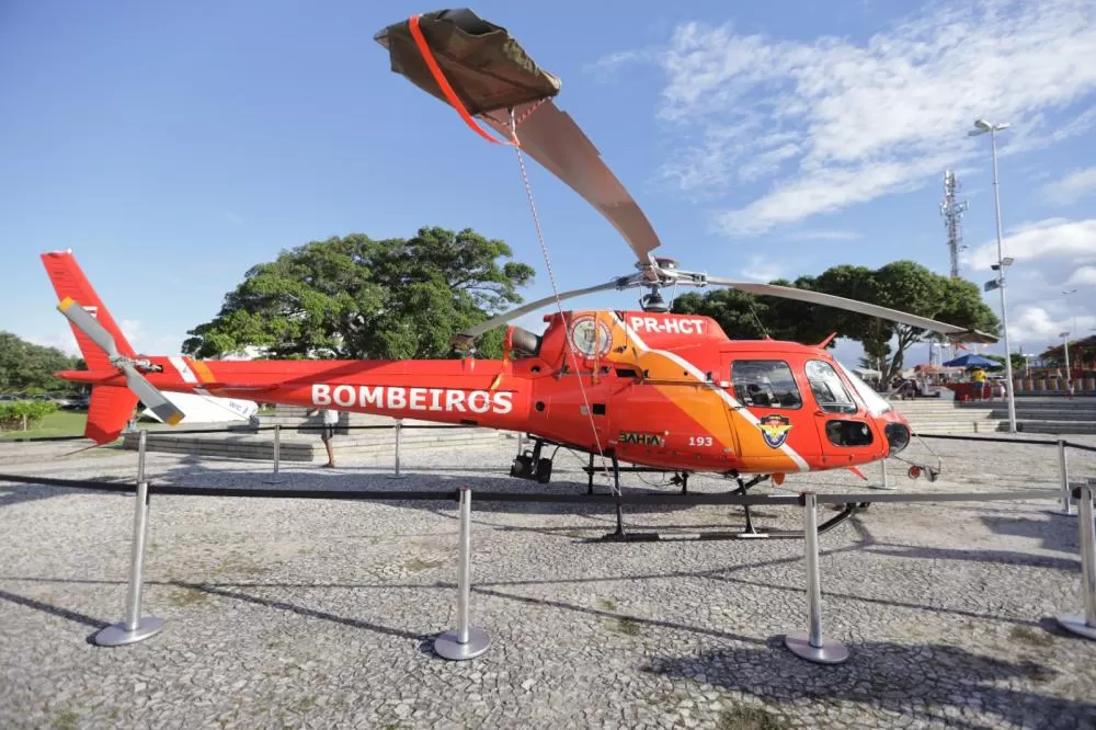 Cerca de R$ 29 milhões são investidos em helicóptero, drones e viaturas para os Bombeiros e PM