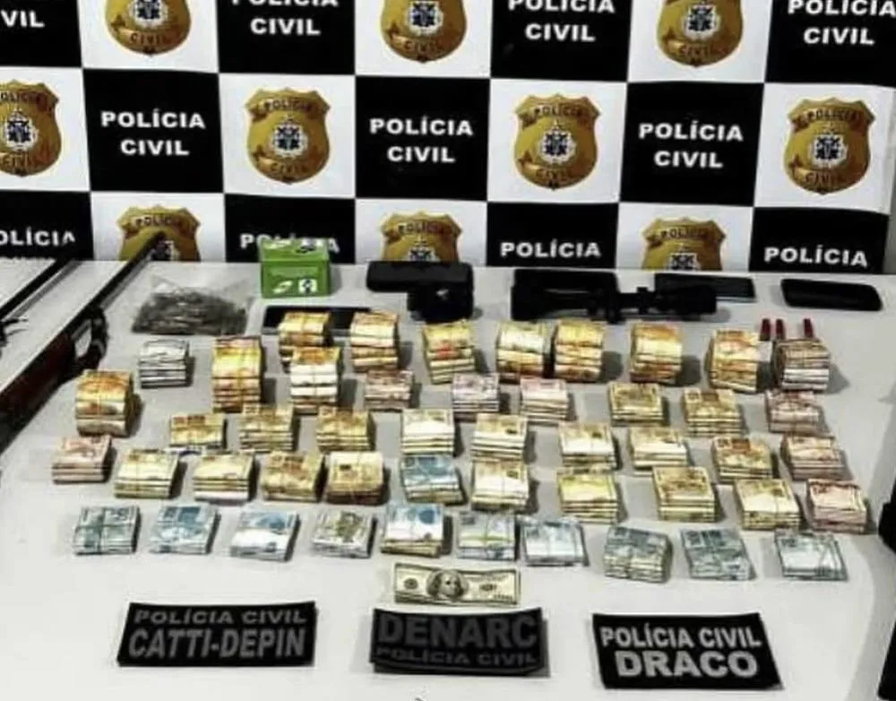 Operação Sertão prende três pessoas e apreende mais de R$ 200 mil em espécie em Vitória da Conquista