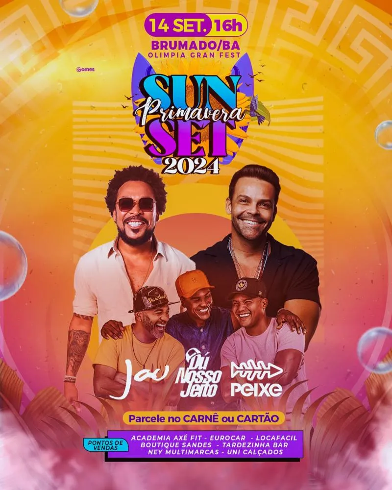Contagem Regressiva para o Primavera Sunset 2024 em Brumado