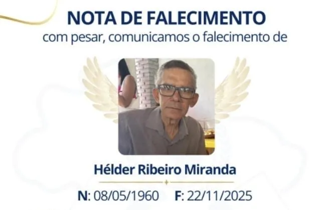 Nota de Pesar pelo Falecimento de Hélder Ribeiro Miranda