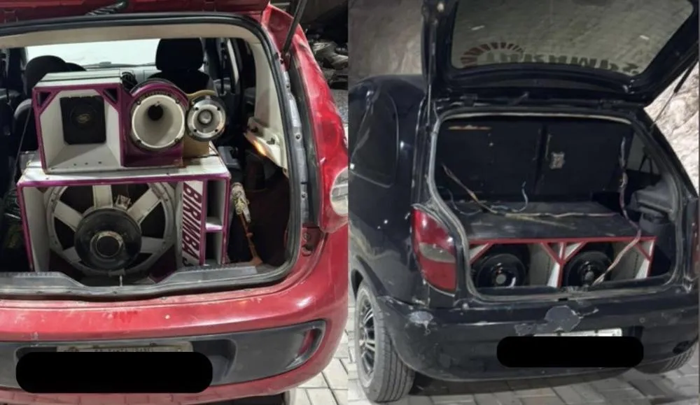 Polícia Militar apreende veículos e equipamentos de som por perturbação do sossego em Barra da Estiva