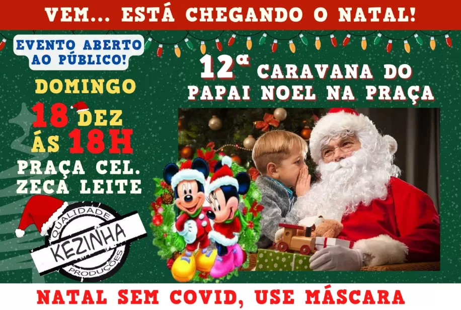 Brumado: Kezinha Produções realiza o Tradicional Natal na Praça