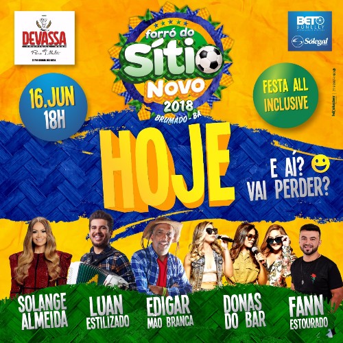 Chegou o grande dia: o Forró do Sítio Novo é hoje