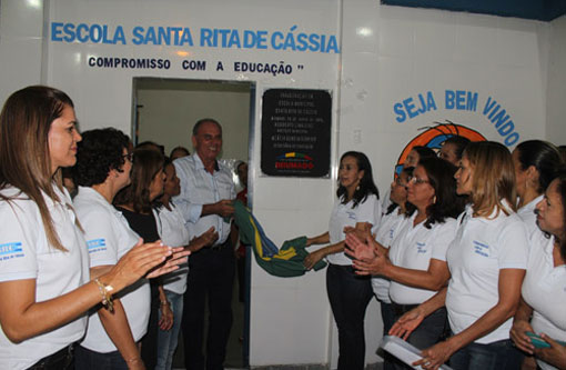 Inauguração da Escola Santa Rita de Cássia comprova excelência da Educação Municipal de Brumado