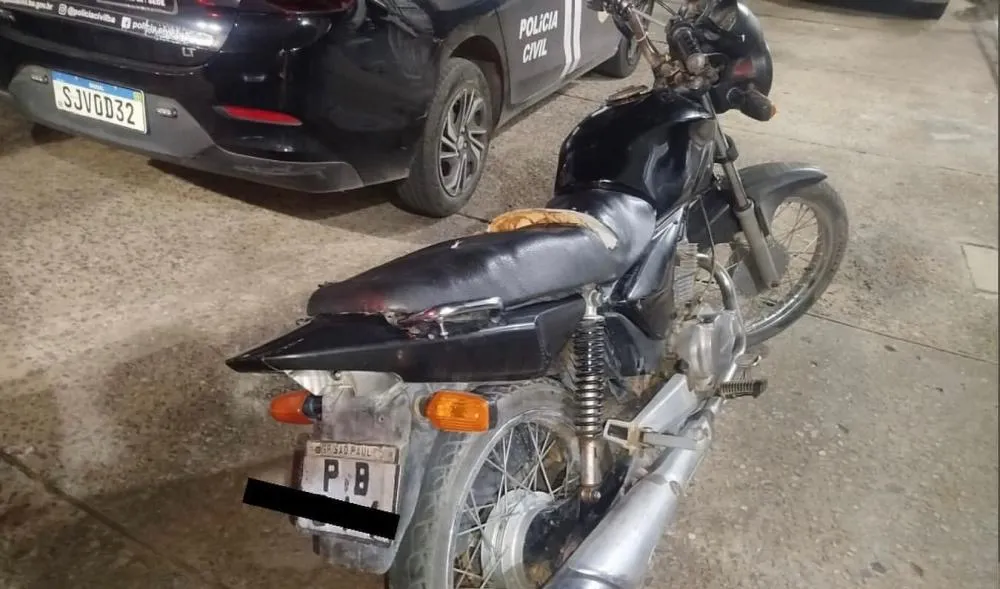 Polícia Militar apreende motocicleta com chassi e motor adulterados em Brumado