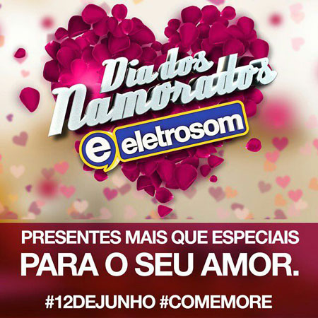Presente para o Dia dos Namorados é na Eletrosom