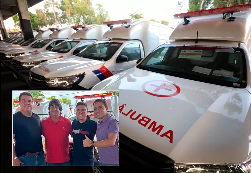 Ituaçu: Phellipe Brito recebe ambulância e equipamentos de saúde