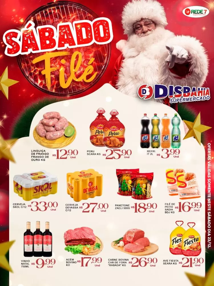 Ofertas: Sábado Filé do Disbahia Supermercado