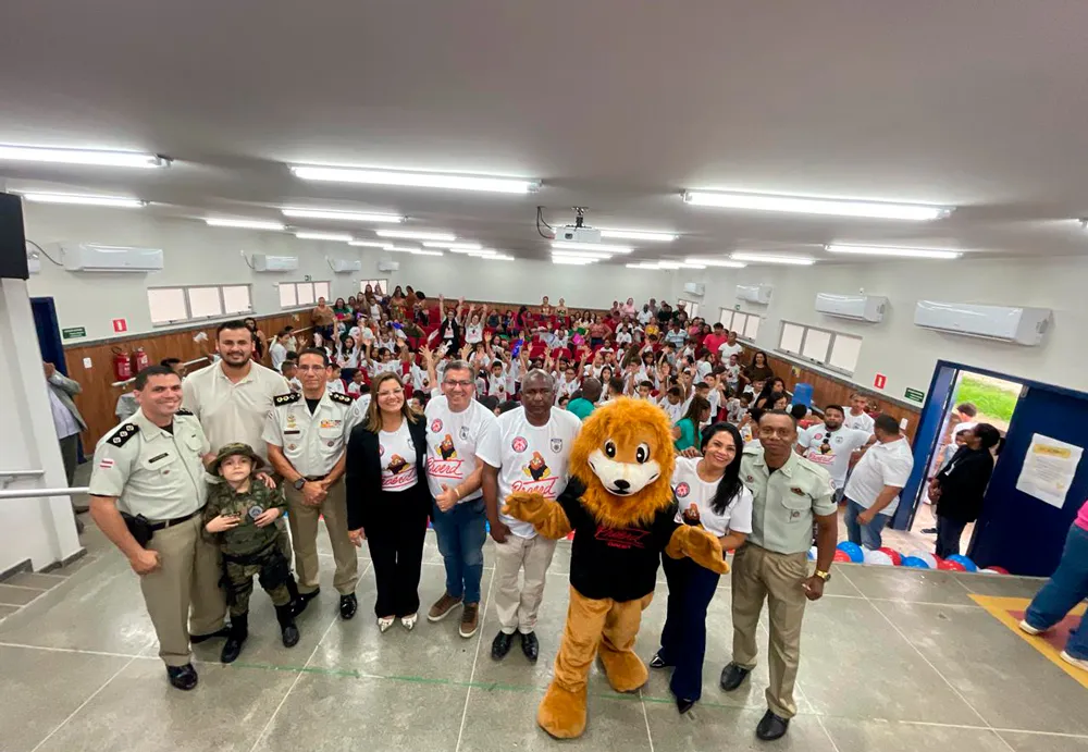 24º BPM forma 91 alunos do PROERD em Tanhaçu durante solenidade oficial