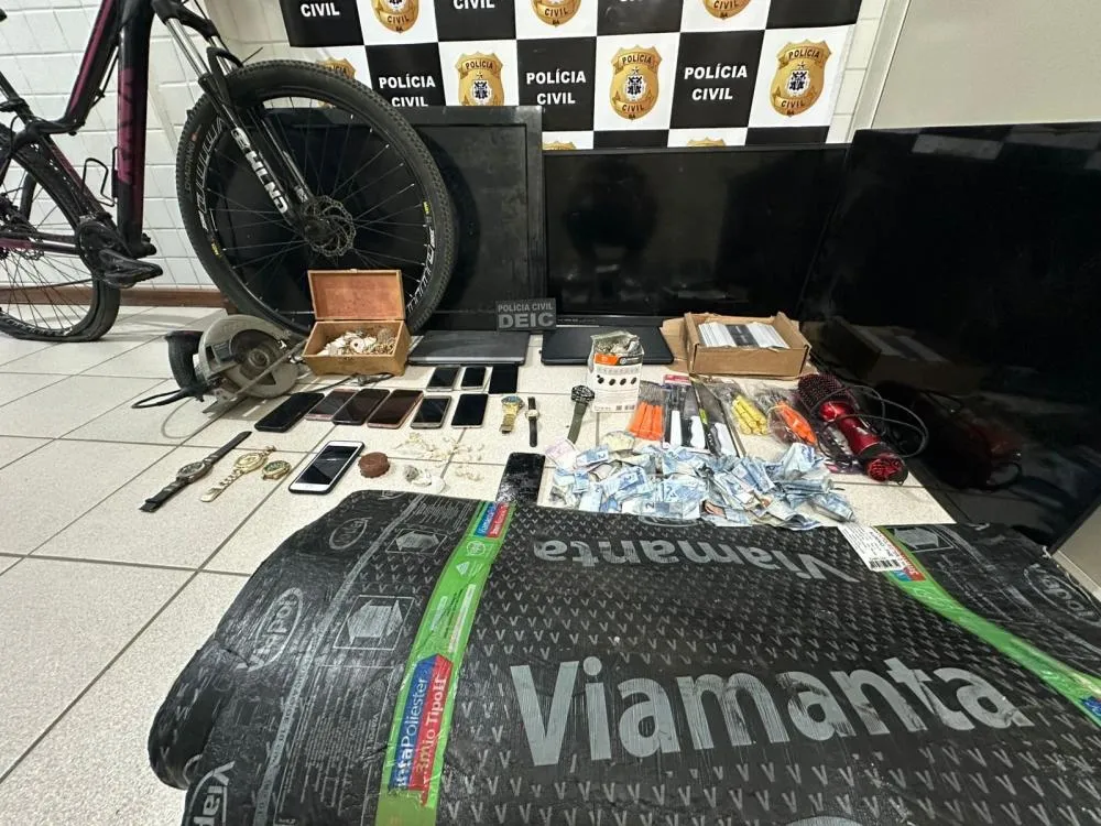Grupo é preso por furto, receptação e tráfico de drogas em Vitória da Conquista