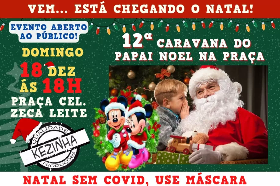 Brumado: Kezinha Produções realiza o Tradicional Natal na Praça 