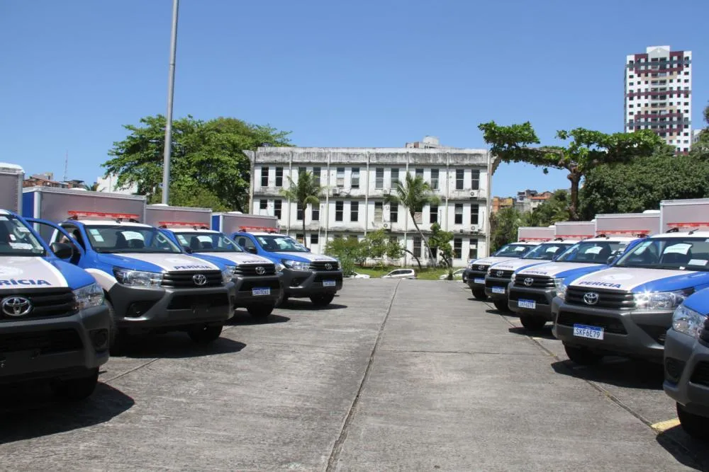 Governo do Estado entrega mais viaturas e equipamentos para a Polícia Técnica