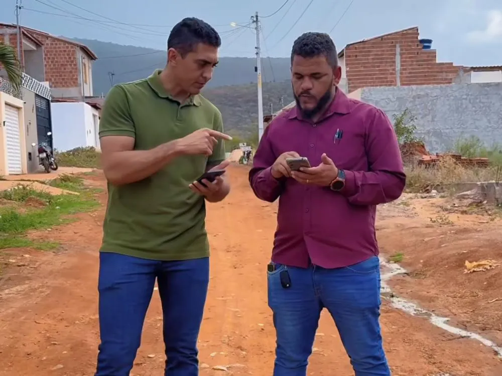 Obras de pavimentação em Brumado começam com levantamento topográfico