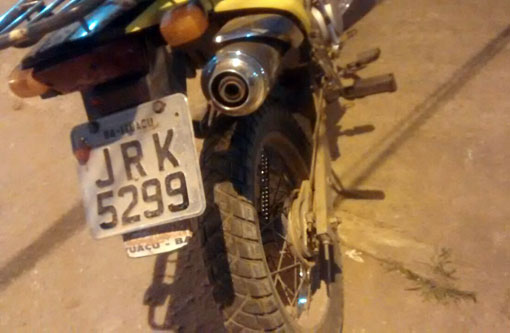 Moto roubada em Ituaçu é localizada em Barra da Estiva