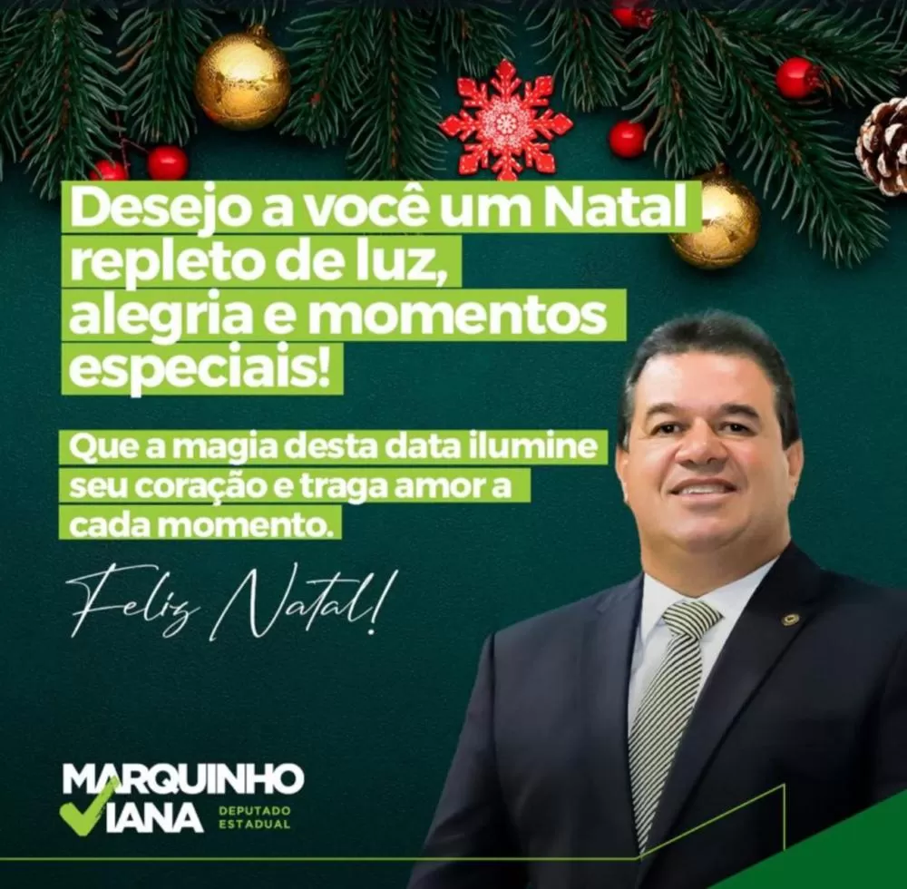 Mensagem de Natal do Deputado Marquinho Viana
