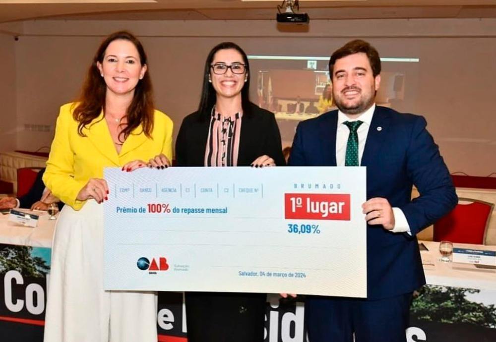 Subseção da OAB Brumado conquista o 1º lugar em adimplência pelo segundo ano consecutivo na Bahia