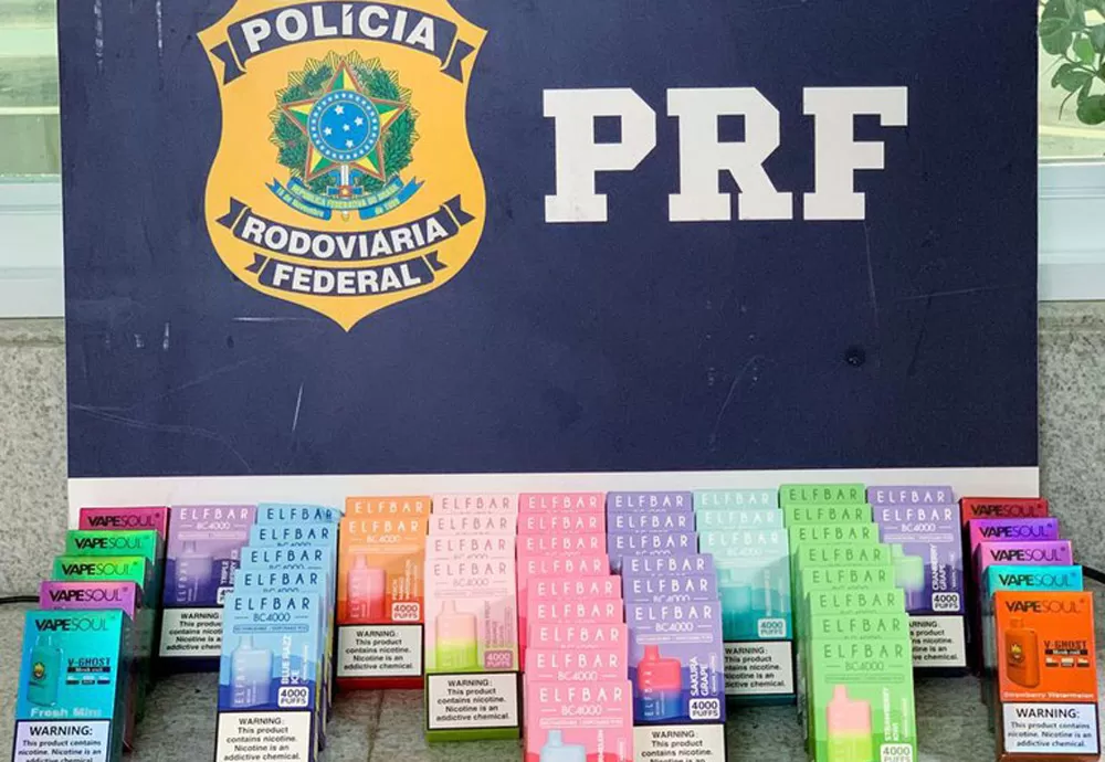 PRF apreende cigarros eletrônicos contrabandeados no sudoeste da Bahia