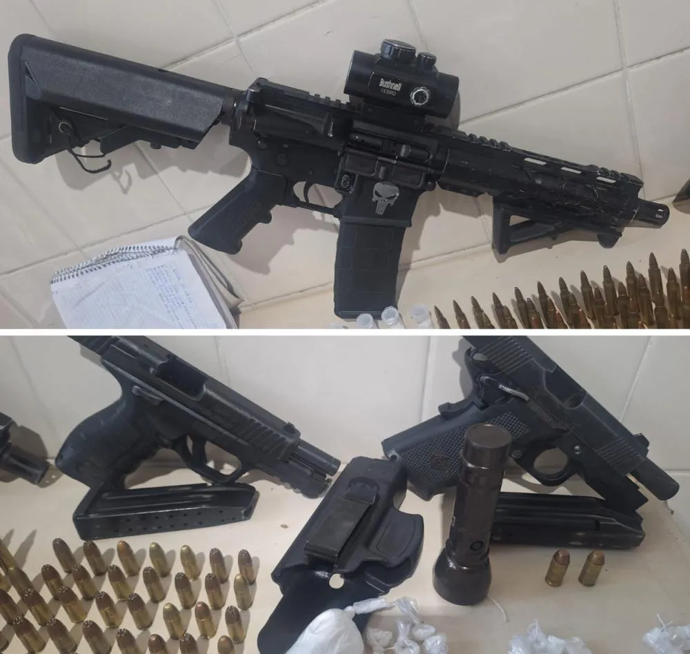 Confronto com a polícia em Brumado termina com dois mortos e grande apreensão de armas e drogas