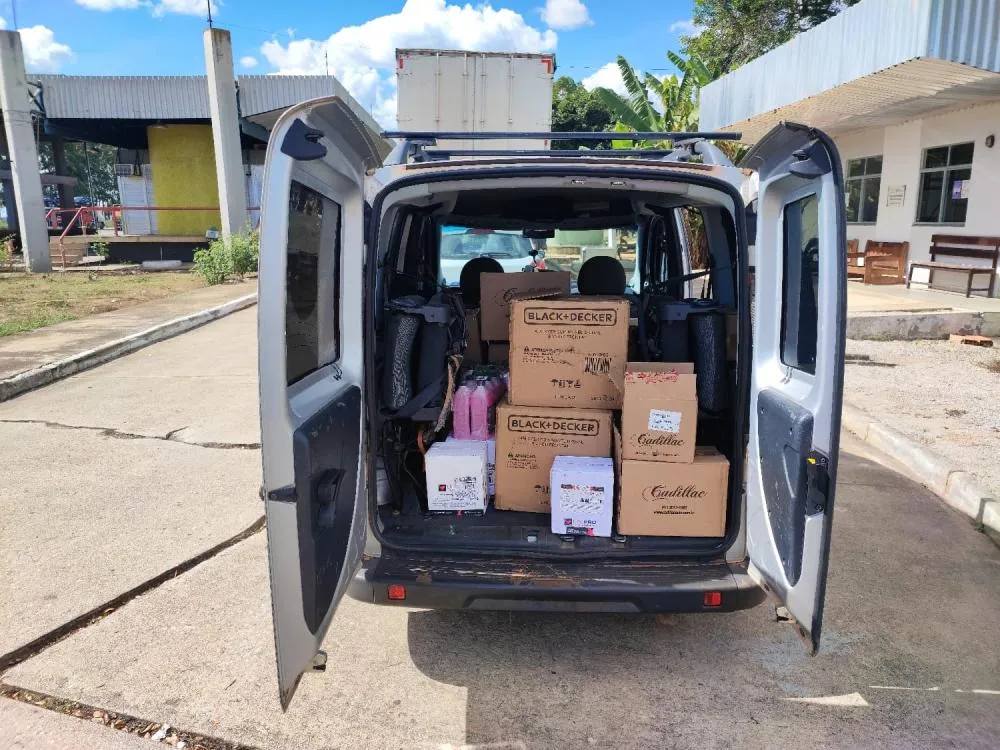 CIPRv/Brumado apreende carregamento de produtos automotivos sem nota fiscal no Posto do Marçal