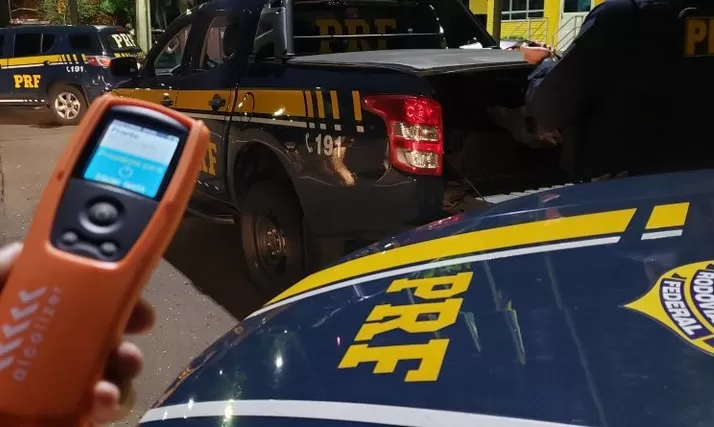 PRF prende motorista embriagado em Vitória da Conquista 