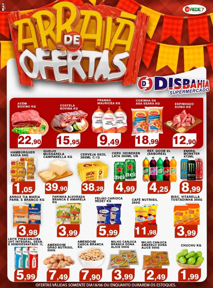 Economize na Quarta Econômica do Disbahia Supermercado!