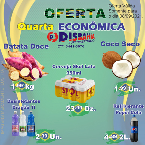 Confira as ofertas da Quarta Econômica do Disbahia Supermercado