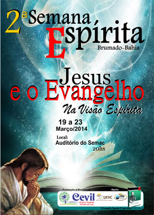 Brumado: Acontece de 19 a 23 de março a 2ª Semana Espírita