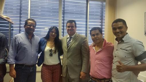 Deputado Marquinho Viana recebe em seu gabinete lideranças políticas de Anagé