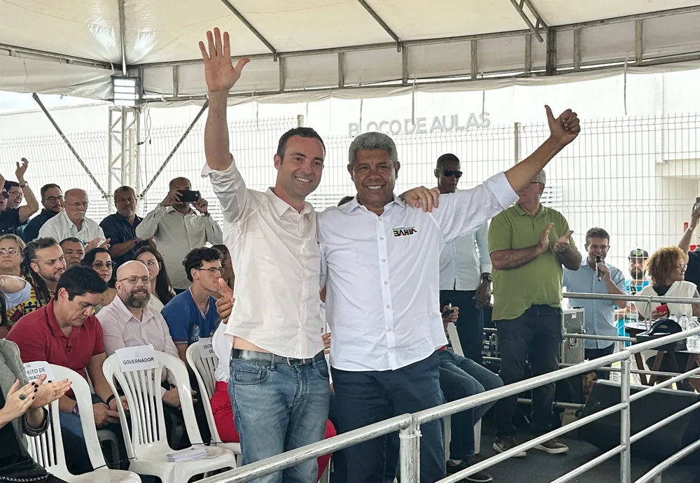 Governador da Bahia elogia gestão do prefeito de Brumado e destaca 'estilo presente' de Fabrício Abrantes