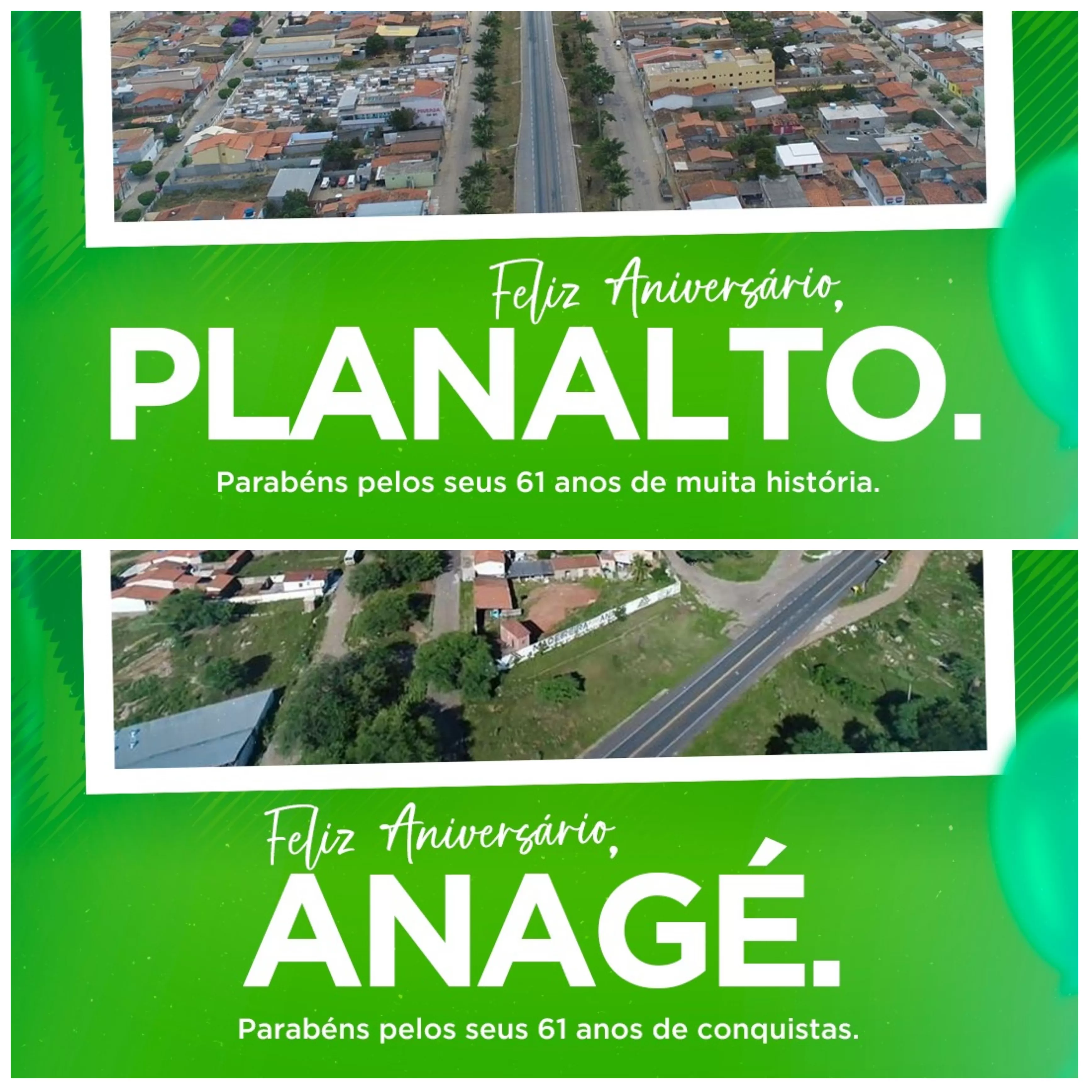 Deputado Marquinho Viana parabeniza Planalto e Anagé pelos 61 anos de emancipação política