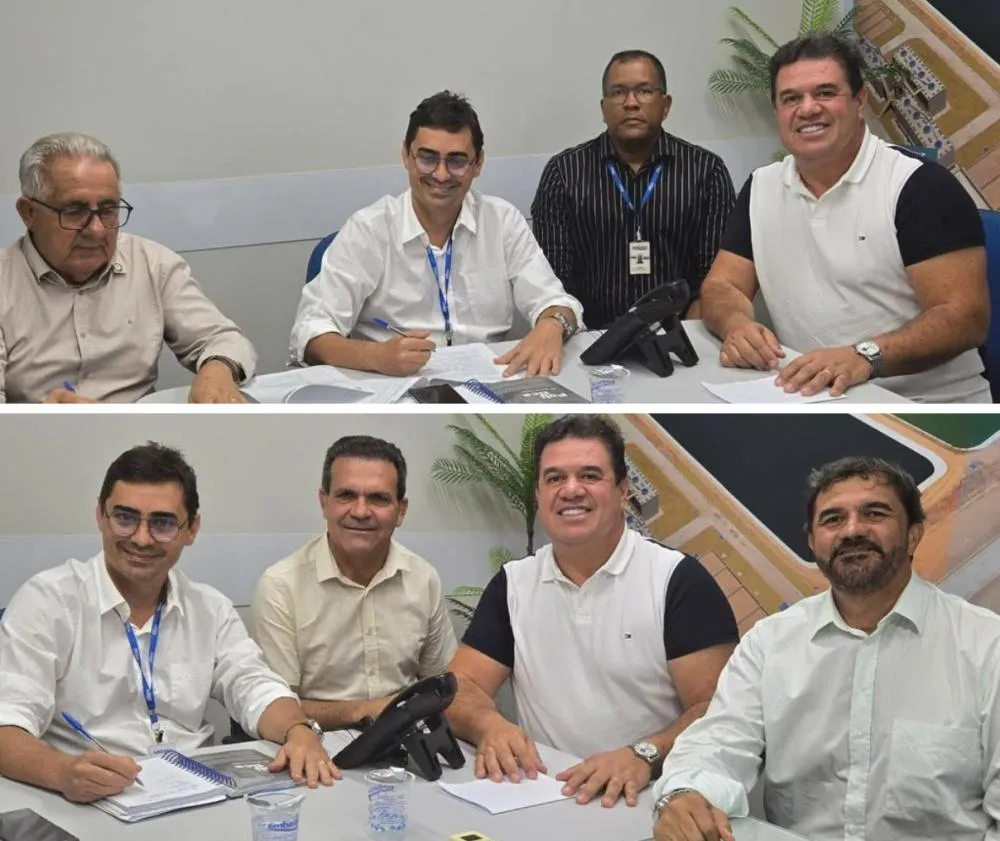 Deputado Marquinho Viana discute investimentos para Jussiape e Iramaia em audiência com a Embasa