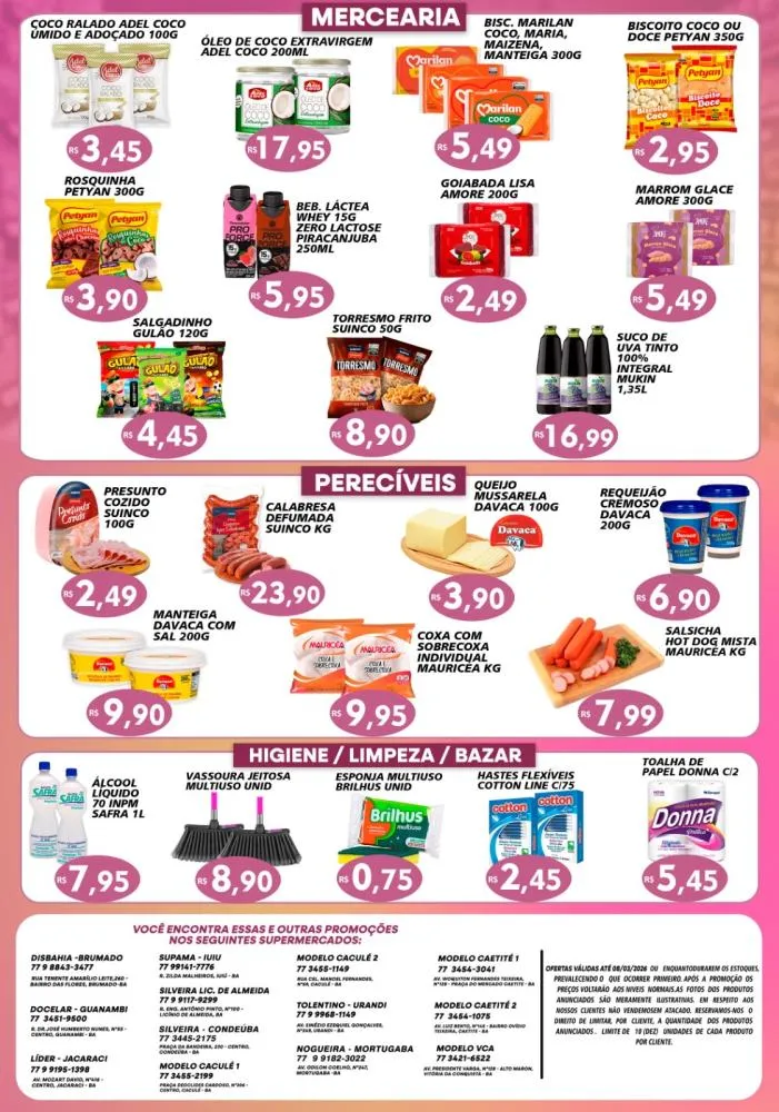 Ofertas do ‘Dia Internacional da Mulher’ do Disbahia