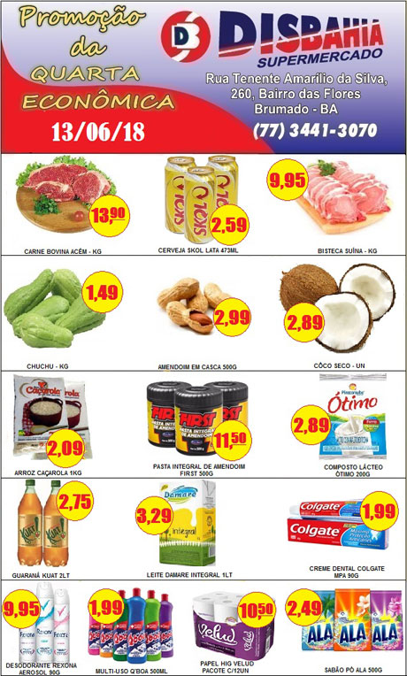 Hoje é dia de economizar na 'Quarta Econômica' do Disbahia