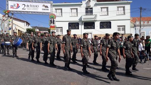 Tiro de Guerra de Brumado participa do desfile de 2 de Julho de Caetité 