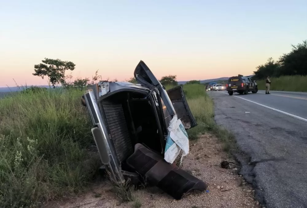 Acidente na BA-262 deixa jovem gravemente ferido após capotamento no trecho entre Anagé e Conquista