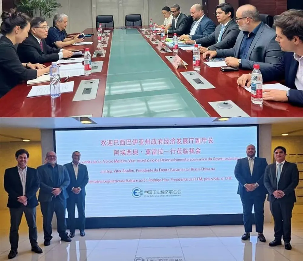 Deputado Vítor Bonfim participa de reunião com Federação Chinesa para atrair investimentos à Bahia