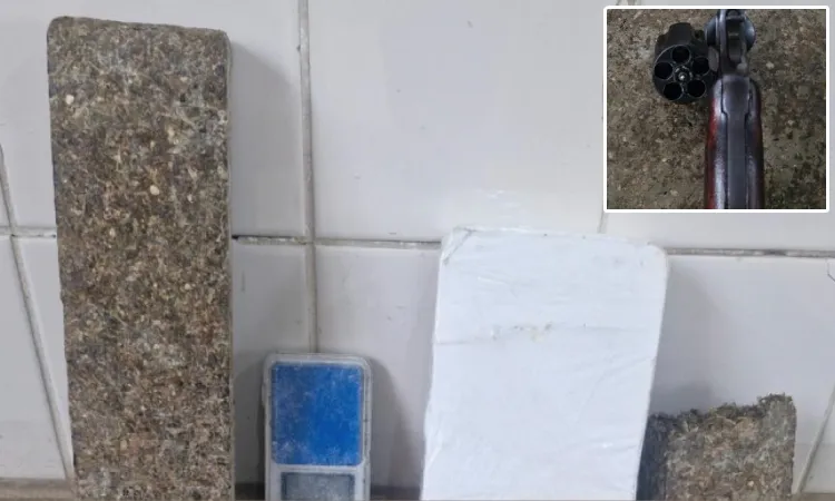 Drogas e arma são apreendidas após confronto no distrito de Cascavel, Ibicoara