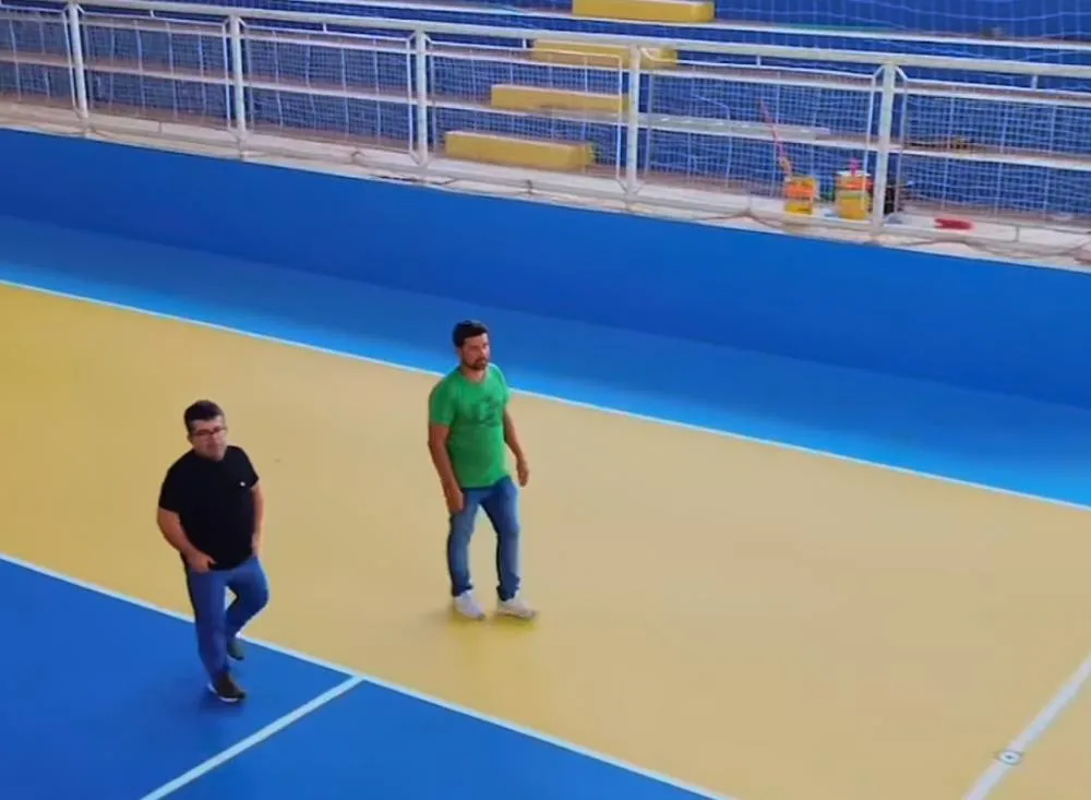 Prefeitura de Barra da Estiva inicia reforma emergencial no Ginásio Poliesportivo Leonardo Caires Rocha