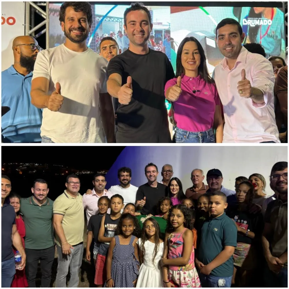 Brumado: Fabrício Abrantes inaugura asfalto e LED nos Brisas e destaca avanço do plano de governo