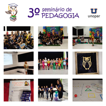 Alunos da Unopar realizam o 3º Seminário de Pedagogia