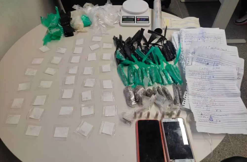 Cipe Sudoeste prende suspeito de tráfico de drogas em Encruzilhada